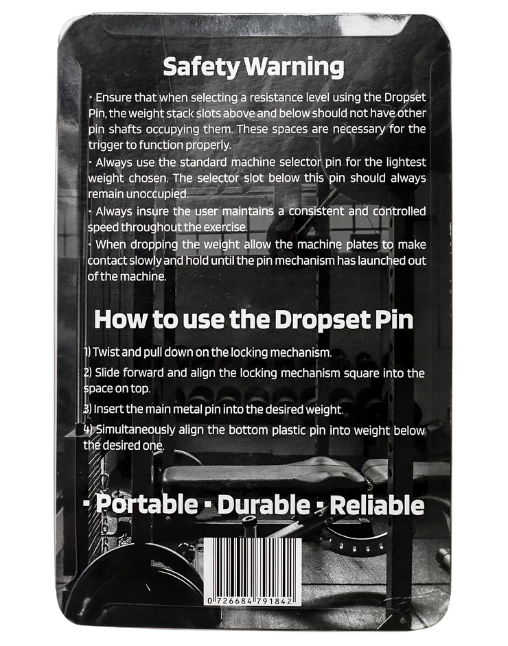 Dropset Pins